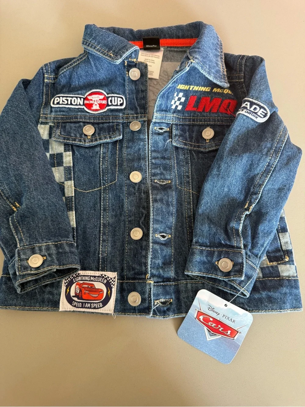 Disney Lightning McQueen Denim Jacket & Pants Set - Blue